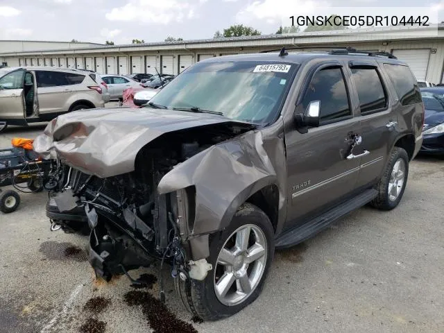 2013 Chevrolet Tahoe K1500 Ltz VIN: 1GNSKCE05DR104442 Lot: 55595184