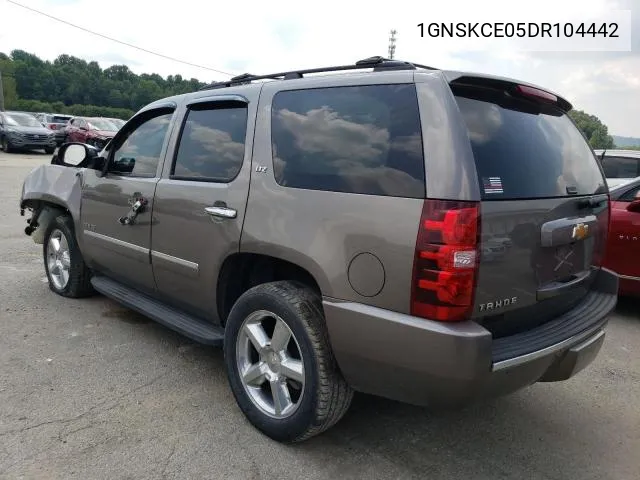 2013 Chevrolet Tahoe K1500 Ltz VIN: 1GNSKCE05DR104442 Lot: 55595184