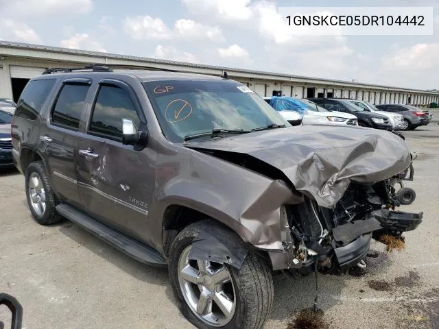 2013 Chevrolet Tahoe K1500 Ltz VIN: 1GNSKCE05DR104442 Lot: 55595184