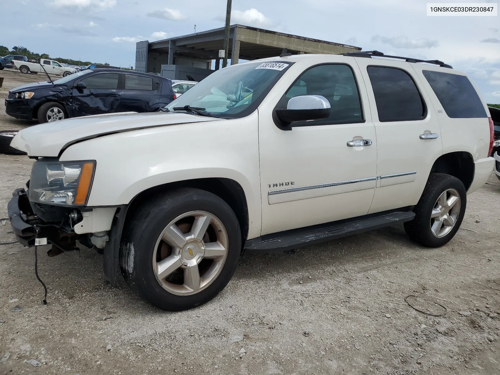 2013 Chevrolet Tahoe K1500 Ltz VIN: 1GNSKCE03DR230847 Lot: 65816514