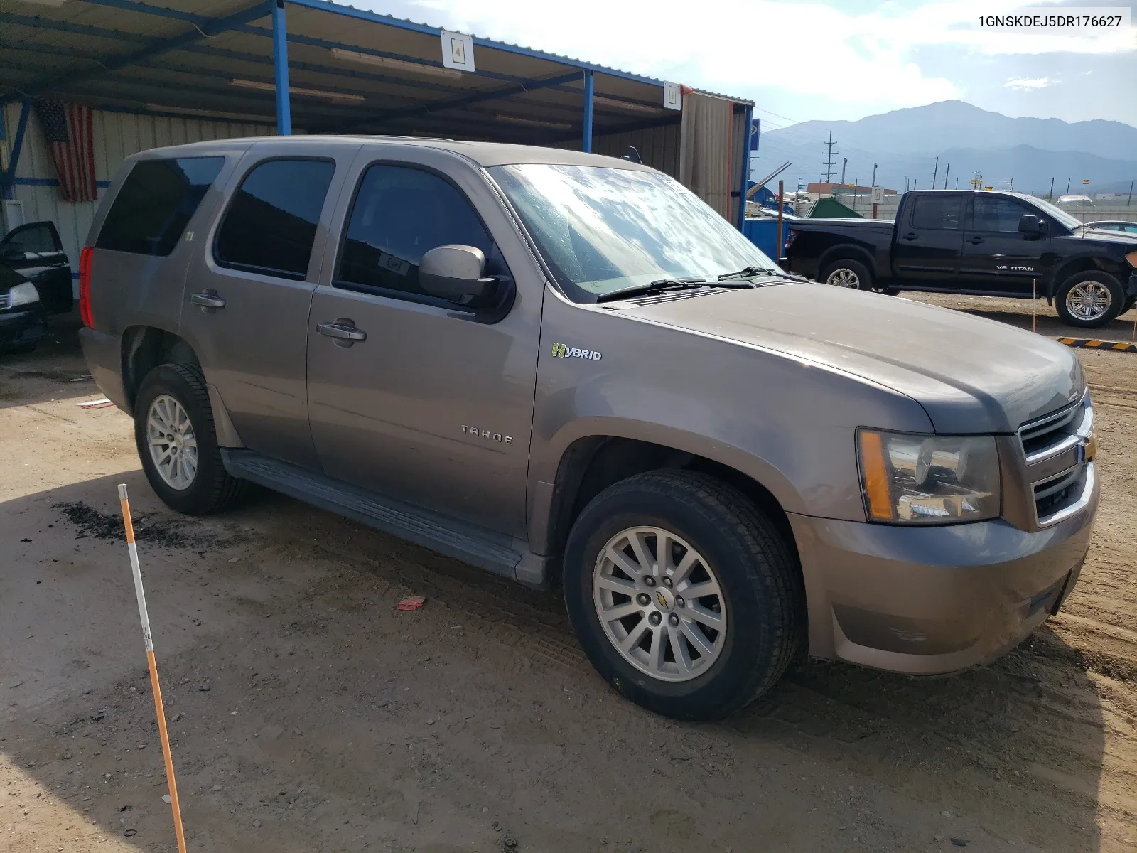 2013 Chevrolet Tahoe Hybrid VIN: 1GNSKDEJ5DR176627 Lot: 65923574