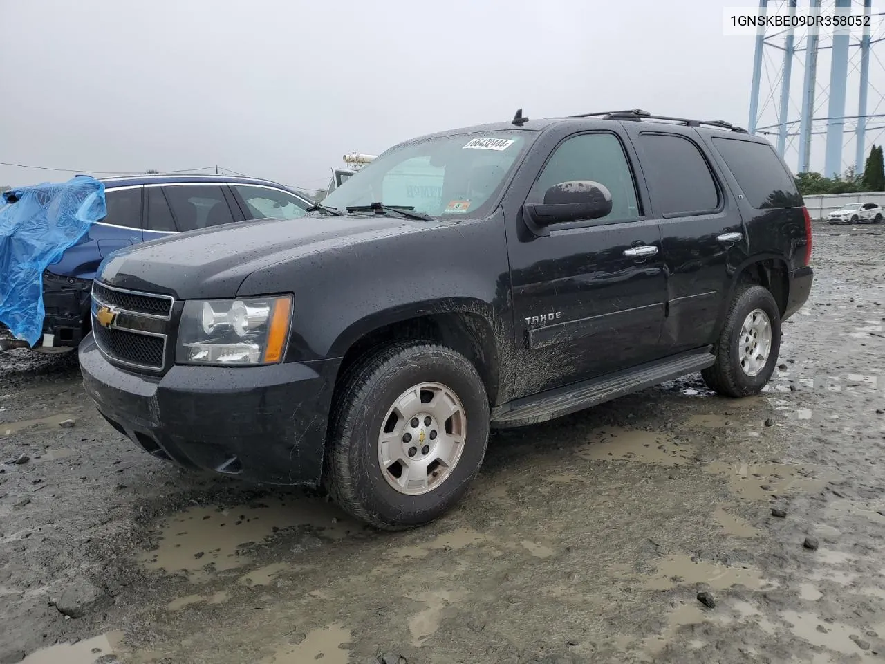 2013 Chevrolet Tahoe K1500 Lt VIN: 1GNSKBE09DR358052 Lot: 66432444