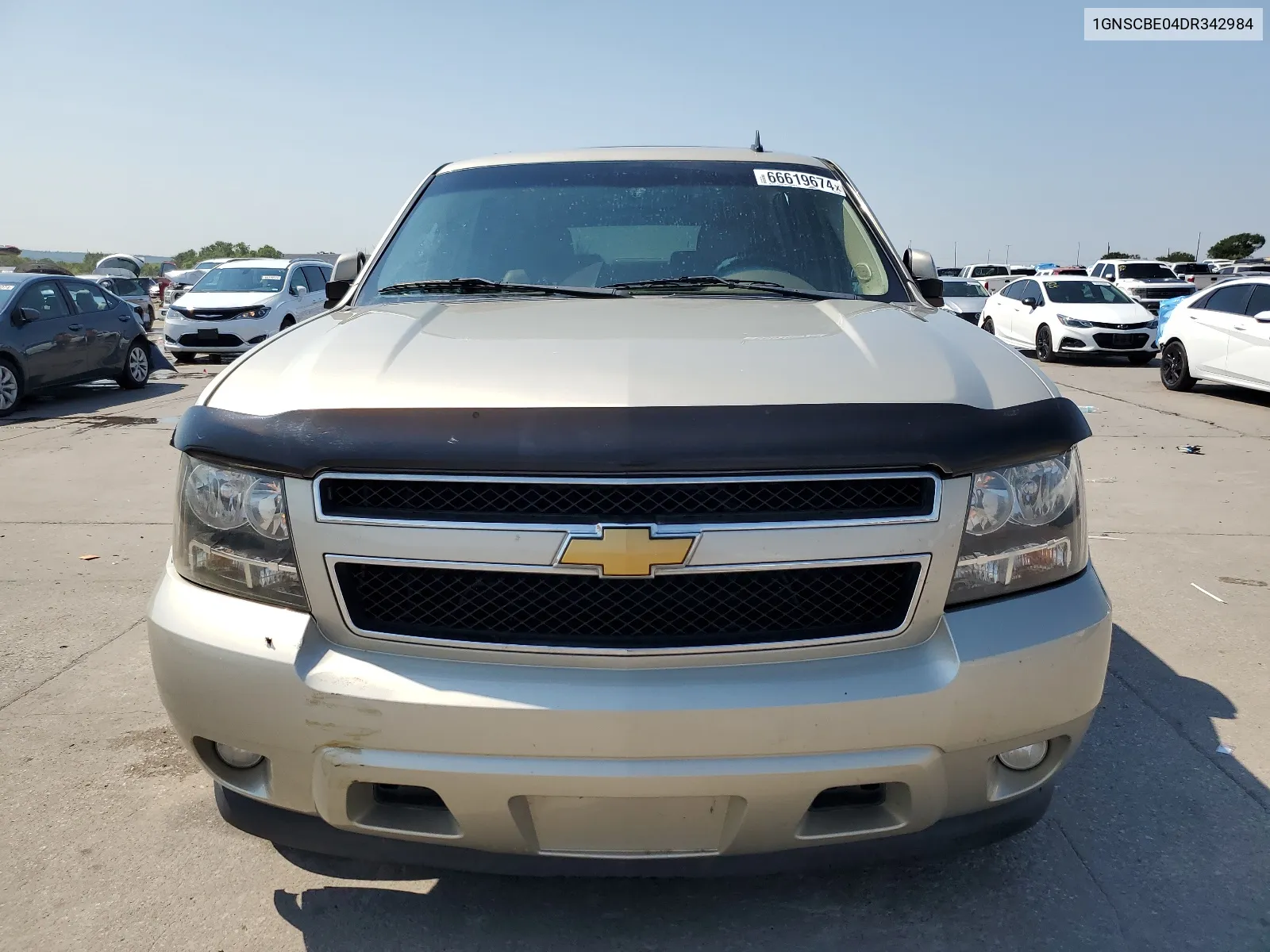 2013 Chevrolet Tahoe C1500 Lt VIN: 1GNSCBE04DR342984 Lot: 66619674