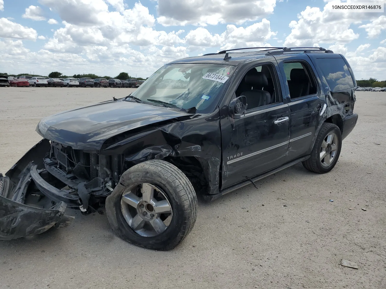 2013 Chevrolet Tahoe C1500 Ltz VIN: 1GNSCCE0XDR146876 Lot: 66731844