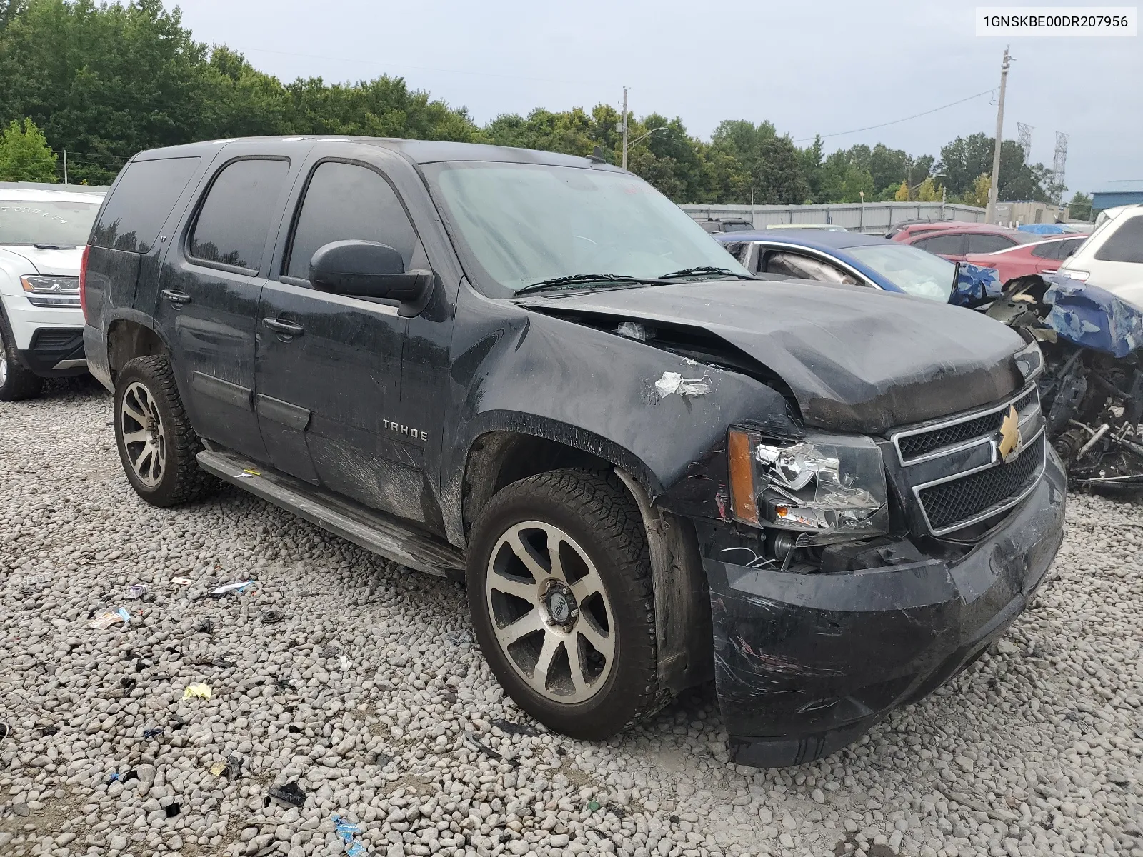 2013 Chevrolet Tahoe K1500 Lt VIN: 1GNSKBE00DR207956 Lot: 66773774