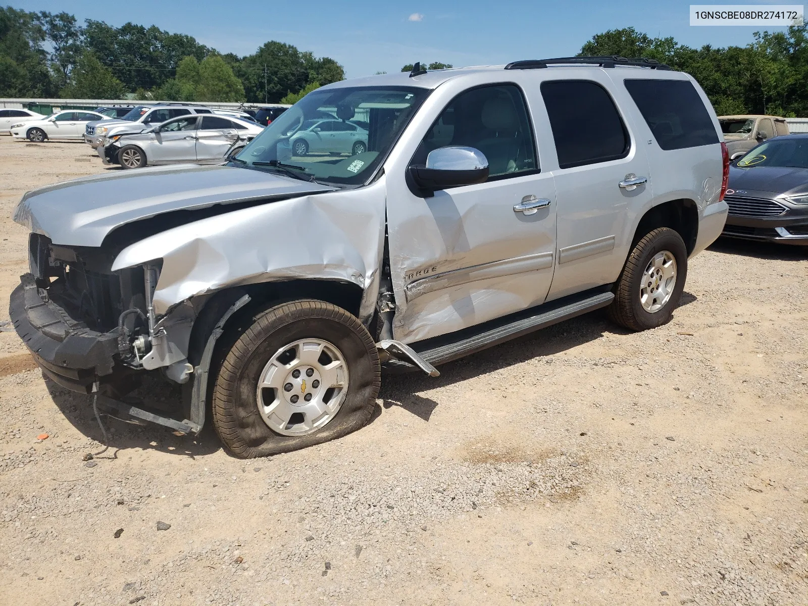 2013 Chevrolet Tahoe C1500 Lt VIN: 1GNSCBE08DR274172 Lot: 66779184