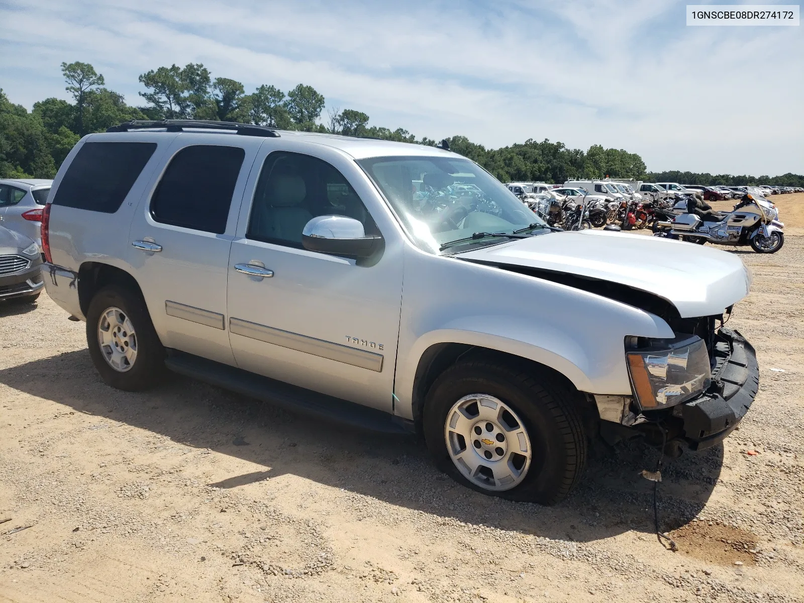 2013 Chevrolet Tahoe C1500 Lt VIN: 1GNSCBE08DR274172 Lot: 66779184