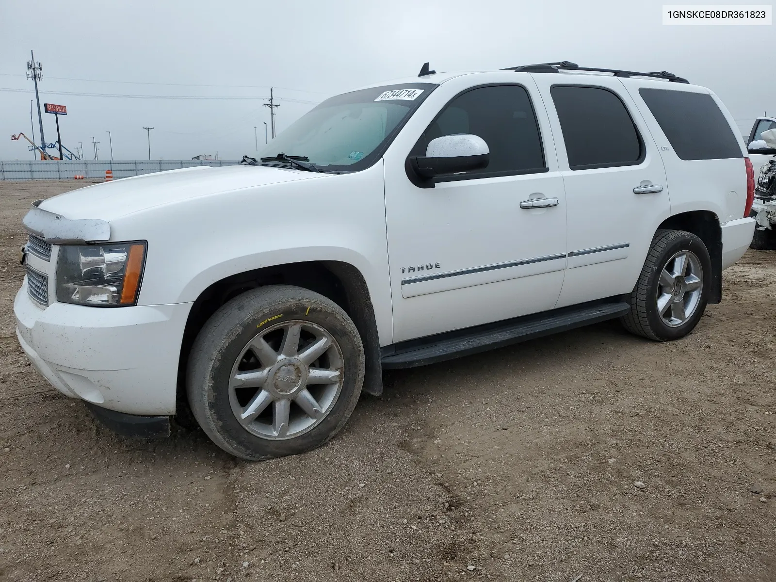 2013 Chevrolet Tahoe K1500 Ltz VIN: 1GNSKCE08DR361823 Lot: 67344714