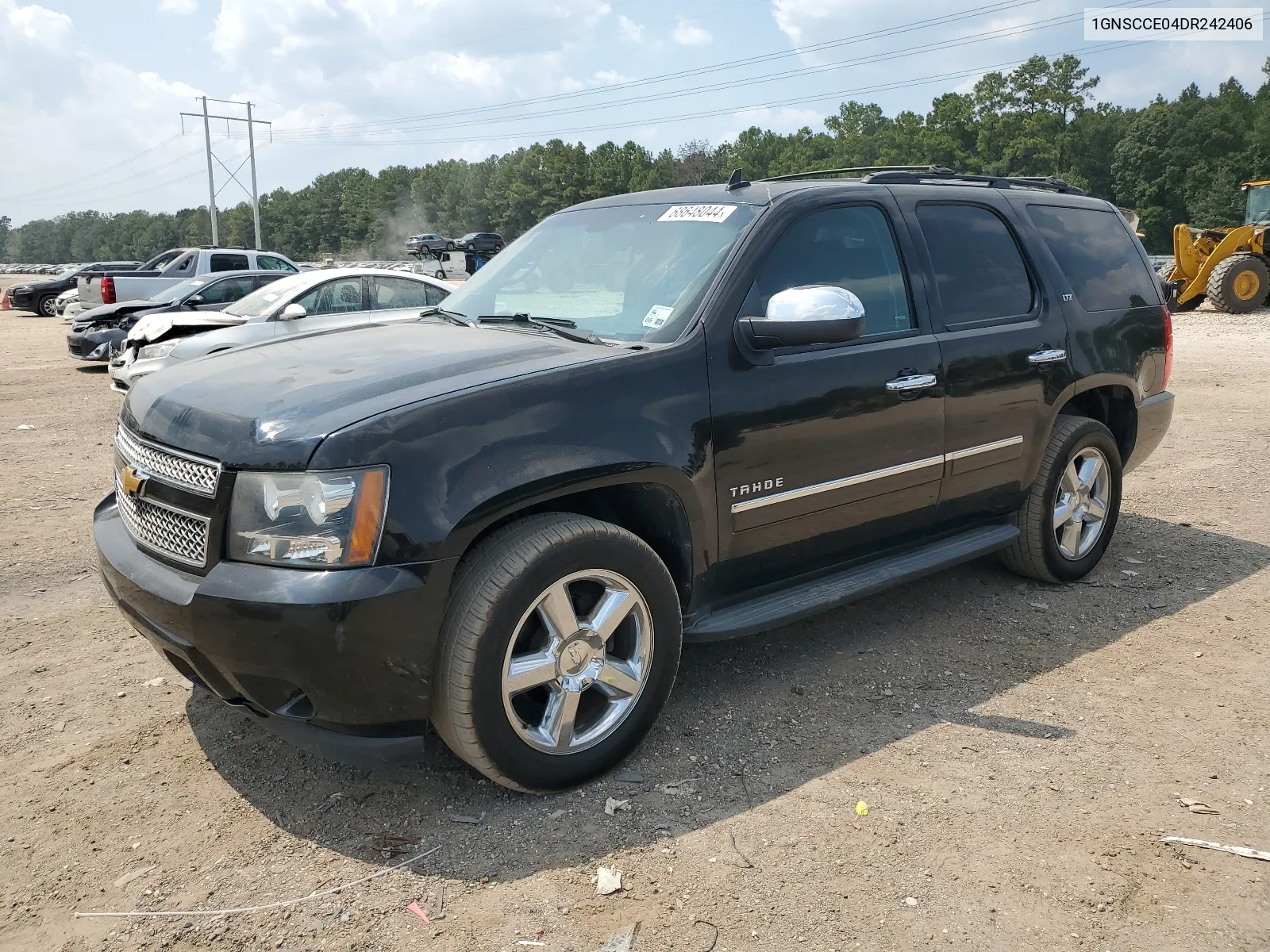 2013 Chevrolet Tahoe C1500 Ltz VIN: 1GNSCCE04DR242406 Lot: 68648044