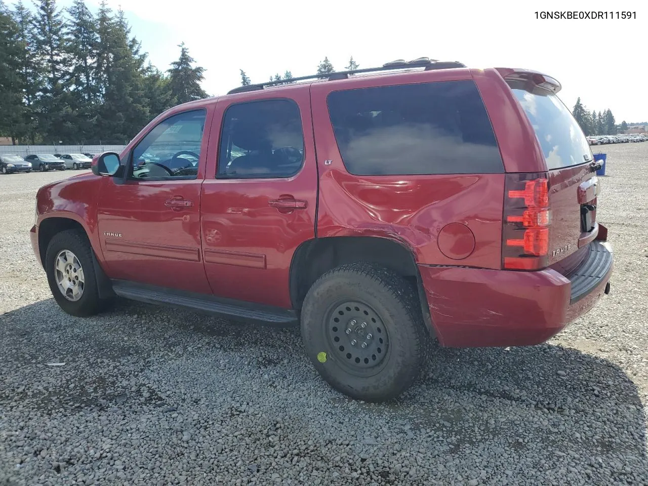 2013 Chevrolet Tahoe K1500 Lt VIN: 1GNSKBE0XDR111591 Lot: 71822994