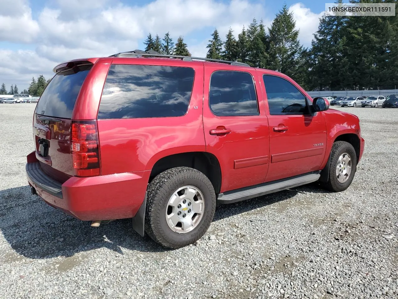 1GNSKBE0XDR111591 2013 Chevrolet Tahoe K1500 Lt