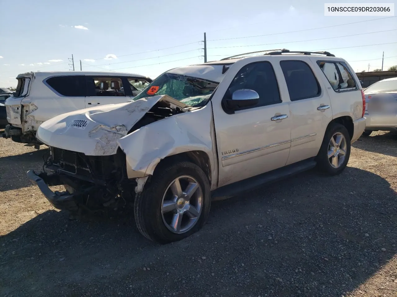 2013 Chevrolet Tahoe C1500 Ltz VIN: 1GNSCCE09DR203066 Lot: 72333324