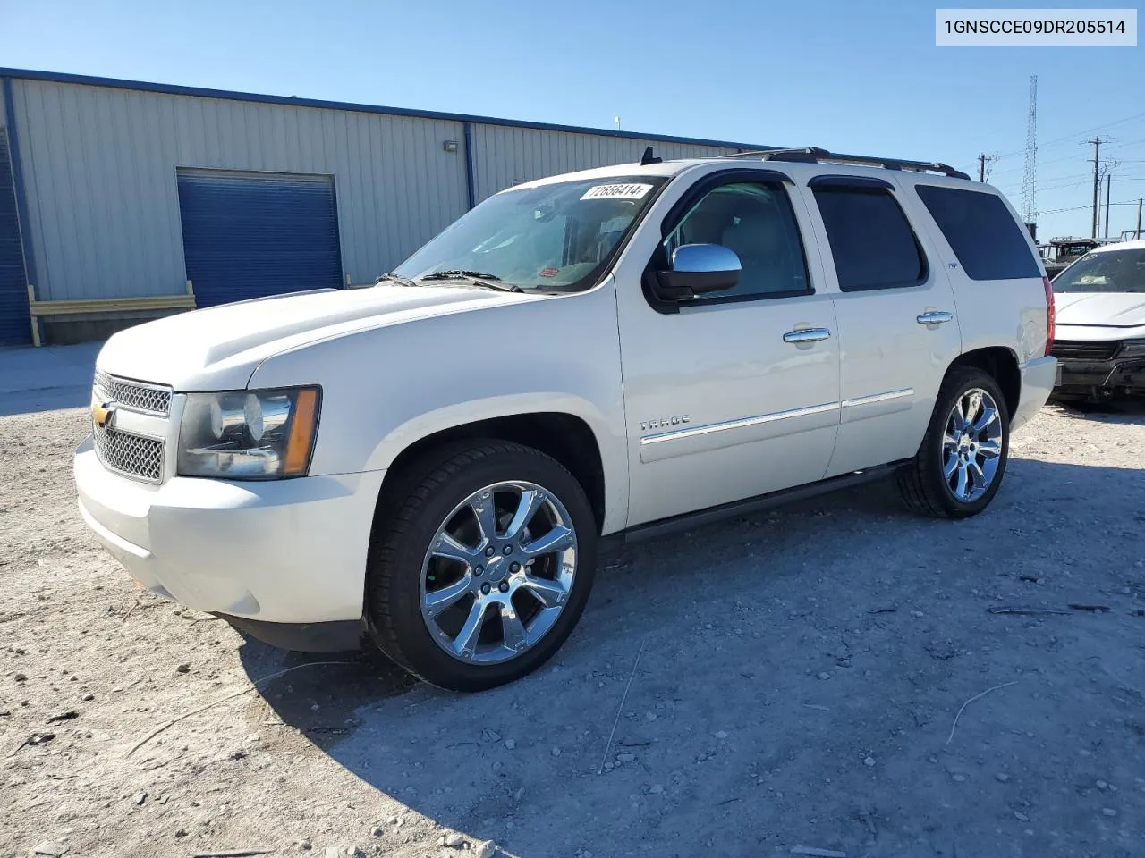 2013 Chevrolet Tahoe C1500 Ltz VIN: 1GNSCCE09DR205514 Lot: 72656414