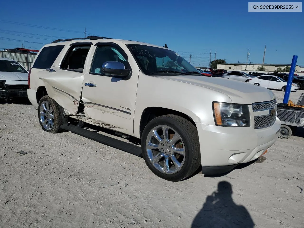 2013 Chevrolet Tahoe C1500 Ltz VIN: 1GNSCCE09DR205514 Lot: 72656414