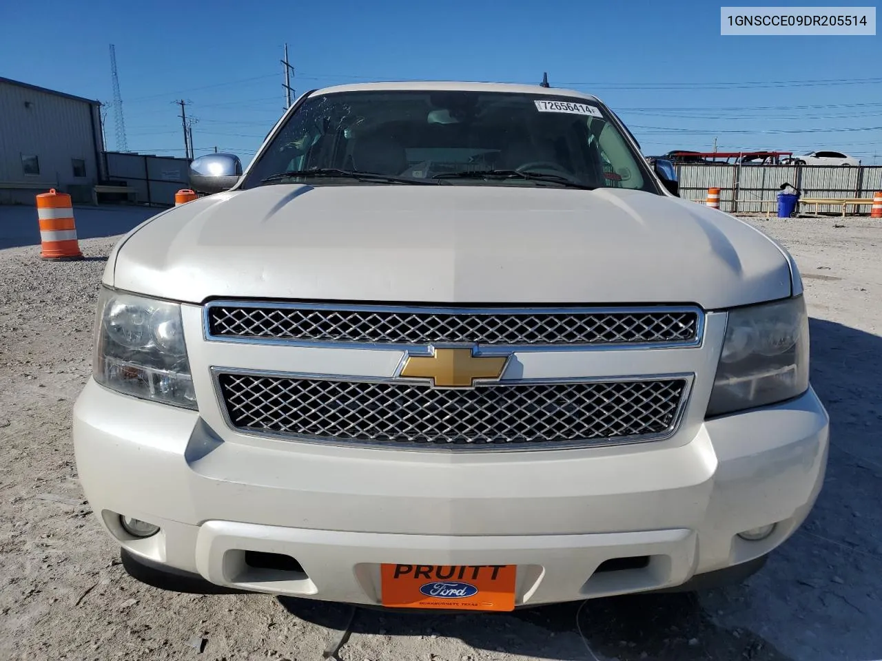 2013 Chevrolet Tahoe C1500 Ltz VIN: 1GNSCCE09DR205514 Lot: 72656414