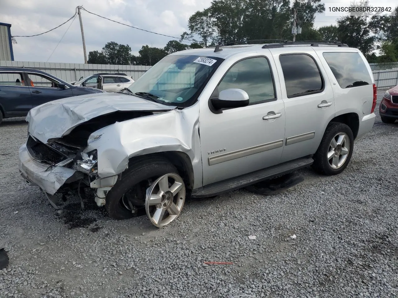 2013 Chevrolet Tahoe C1500 Lt VIN: 1GNSCBE08DR327842 Lot: 72993274