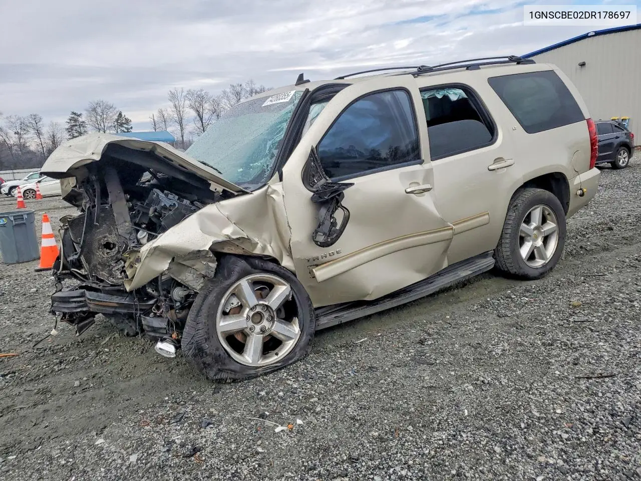1GNSCBE02DR178697 2013 Chevrolet Tahoe C1500 Lt