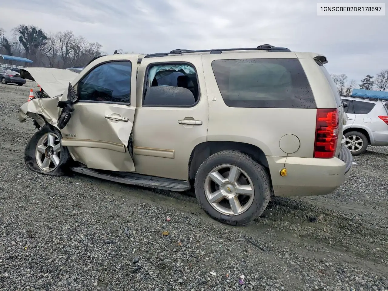 1GNSCBE02DR178697 2013 Chevrolet Tahoe C1500 Lt