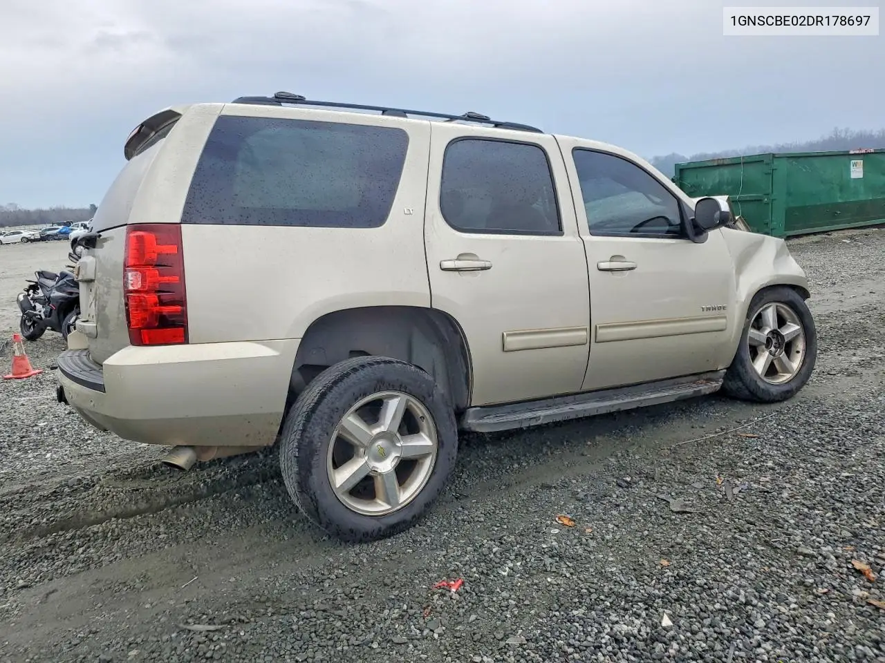 1GNSCBE02DR178697 2013 Chevrolet Tahoe C1500 Lt