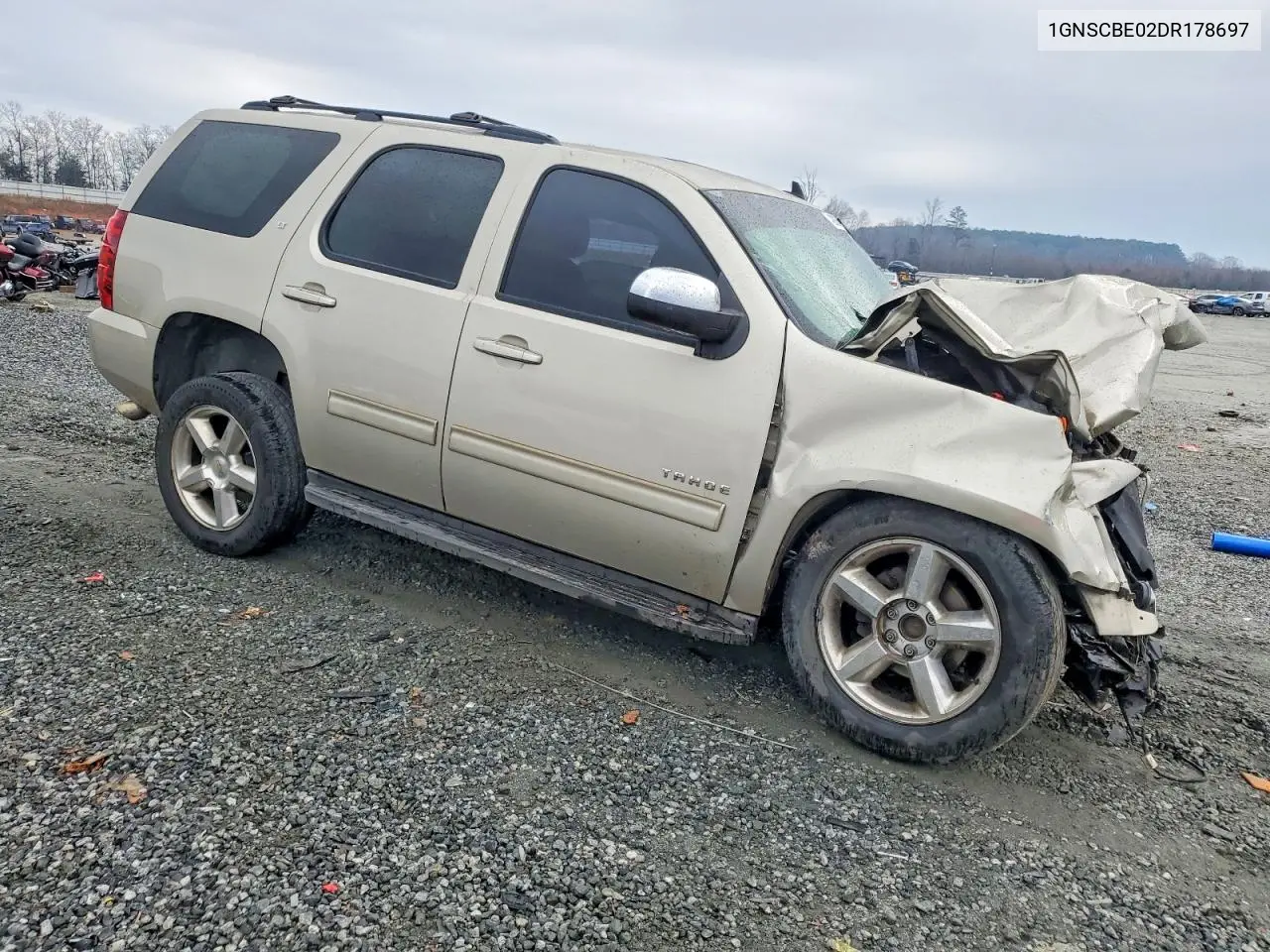 1GNSCBE02DR178697 2013 Chevrolet Tahoe C1500 Lt