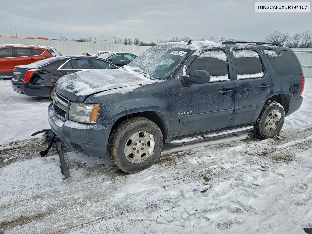 1GNSCAE0XDR194107 2013 Chevrolet Tahoe C1500 Ls