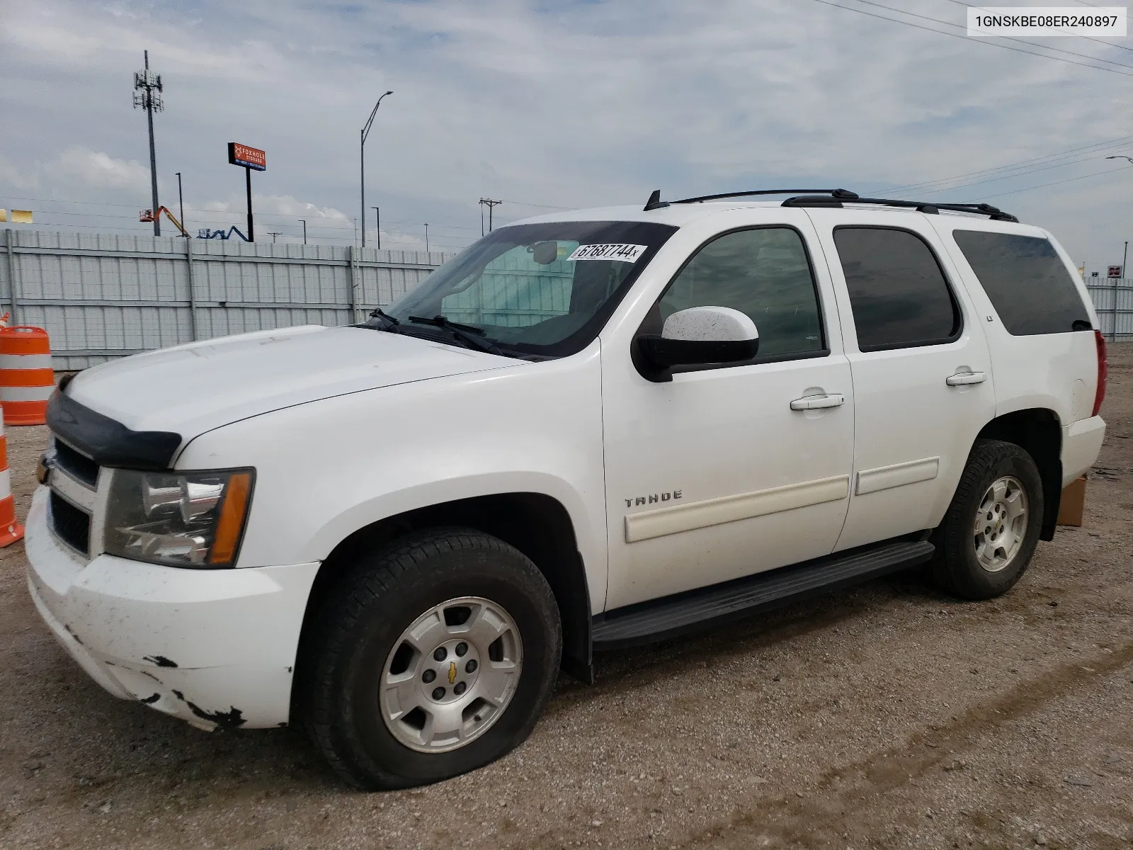 2014 Chevrolet Tahoe K1500 Lt VIN: 1GNSKBE08ER240897 Lot: 67687744