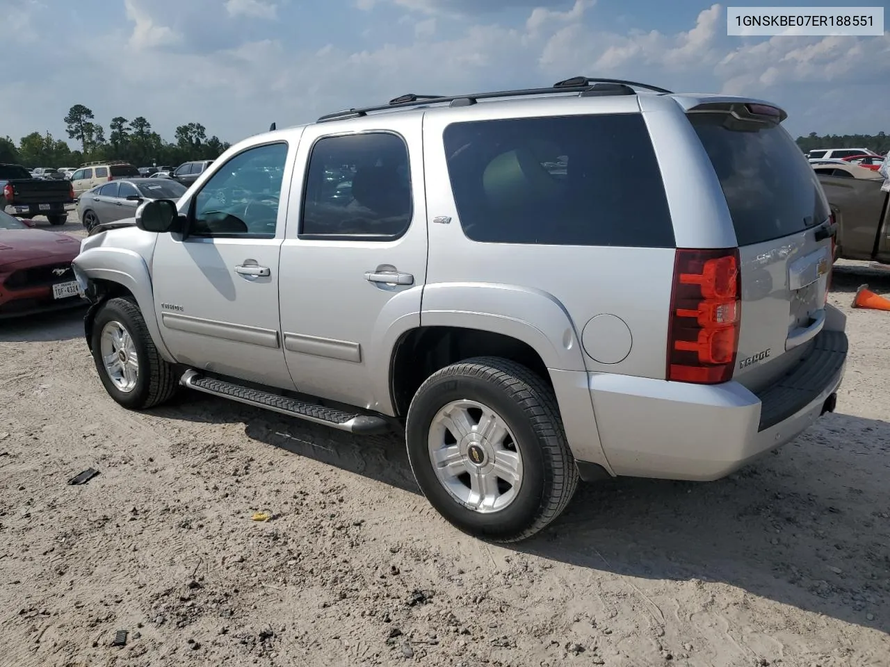 2014 Chevrolet Tahoe K1500 Lt VIN: 1GNSKBE07ER188551 Lot: 70511334