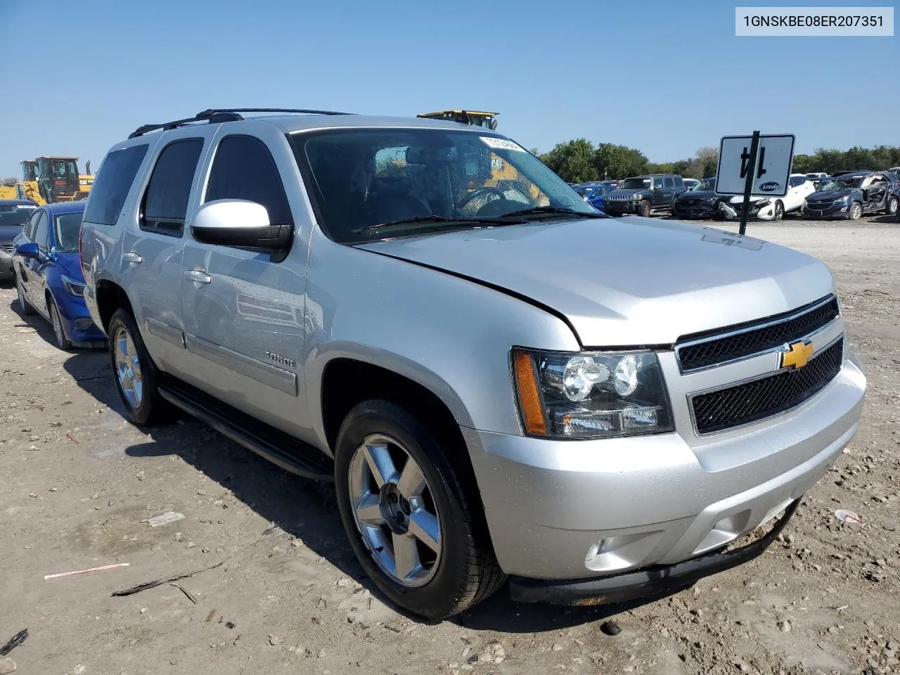 2014 Chevrolet Tahoe K1500 Lt VIN: 1GNSKBE08ER207351 Lot: 73124664