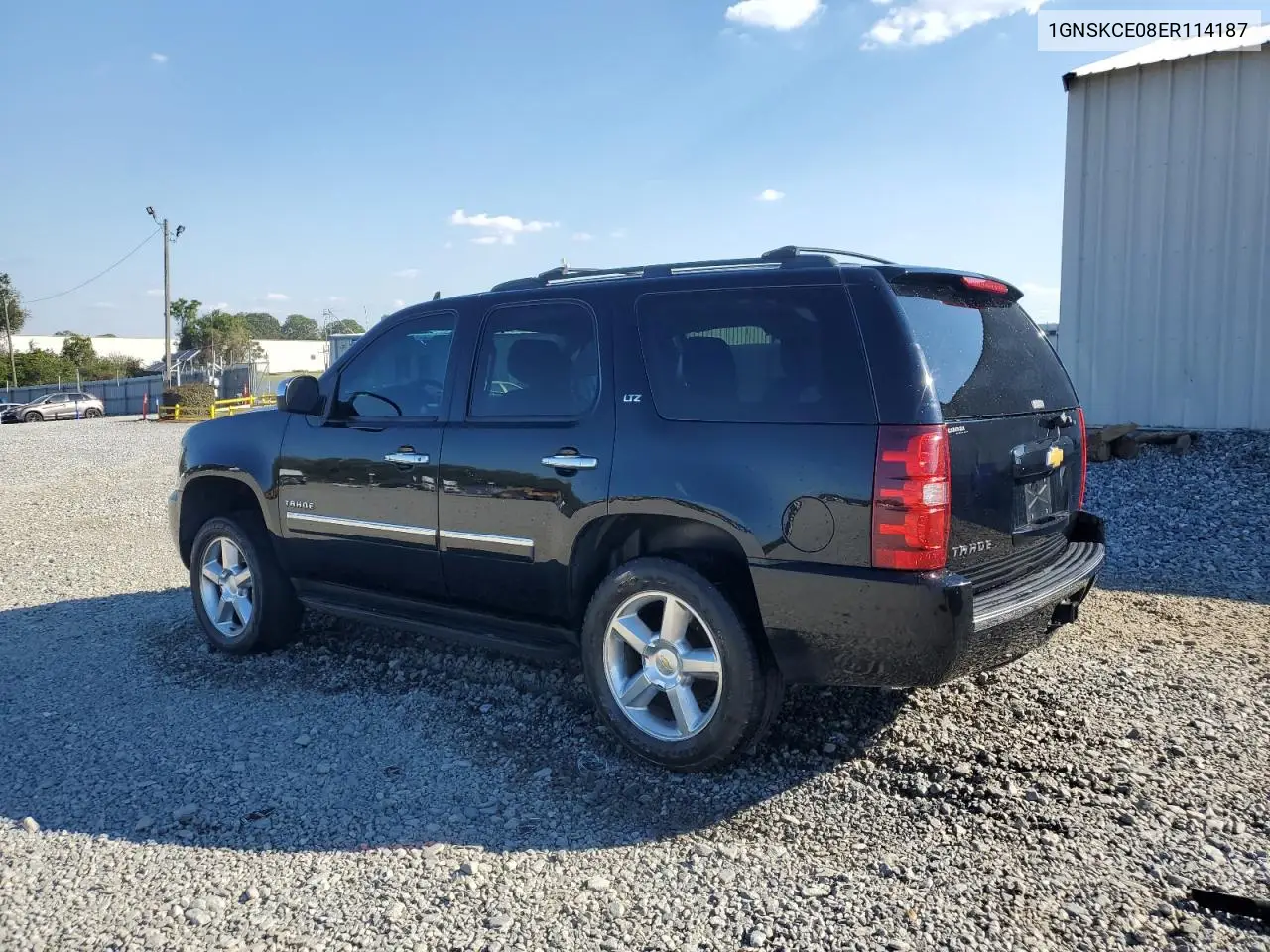 1GNSKCE08ER114187 2014 Chevrolet Tahoe K1500 Ltz