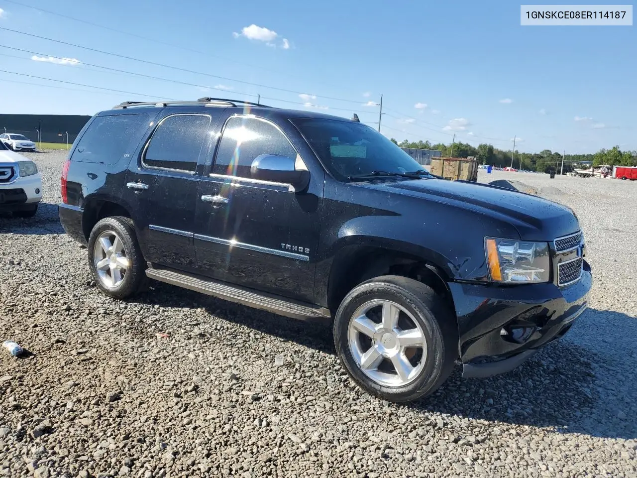 1GNSKCE08ER114187 2014 Chevrolet Tahoe K1500 Ltz