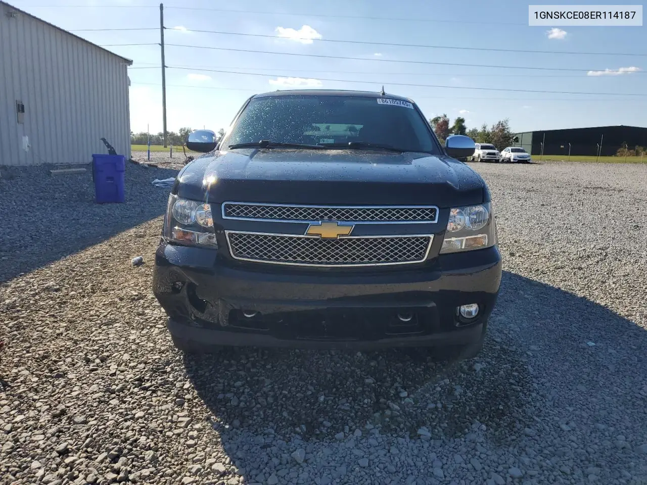 1GNSKCE08ER114187 2014 Chevrolet Tahoe K1500 Ltz