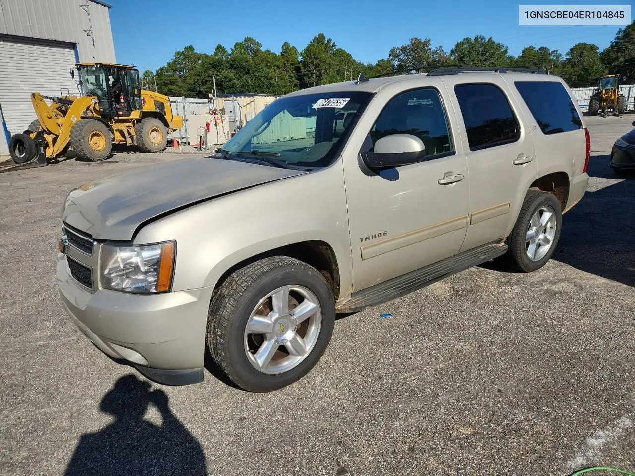1GNSCBE04ER104845 2014 Chevrolet Tahoe C1500 Lt