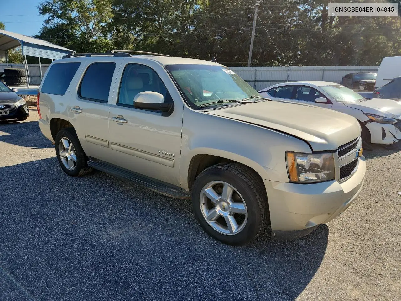 1GNSCBE04ER104845 2014 Chevrolet Tahoe C1500 Lt