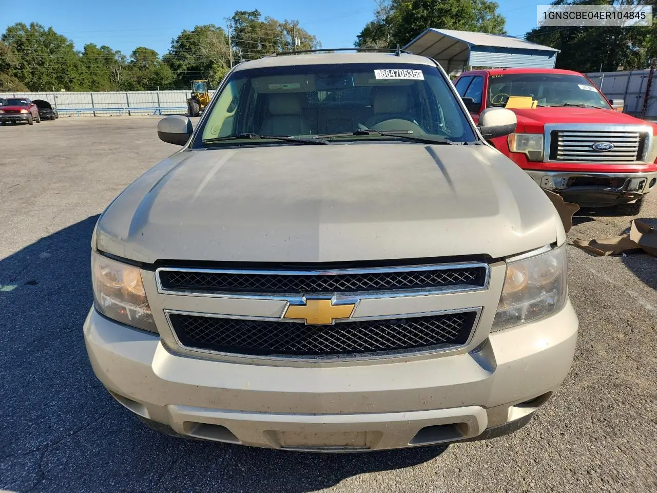 1GNSCBE04ER104845 2014 Chevrolet Tahoe C1500 Lt