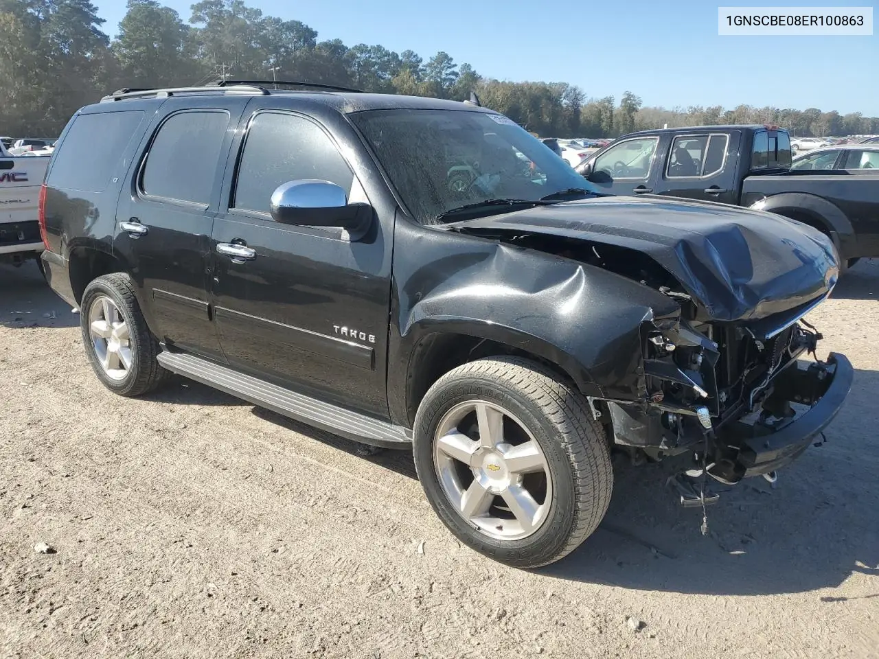 1GNSCBE08ER100863 2014 Chevrolet Tahoe C1500 Lt