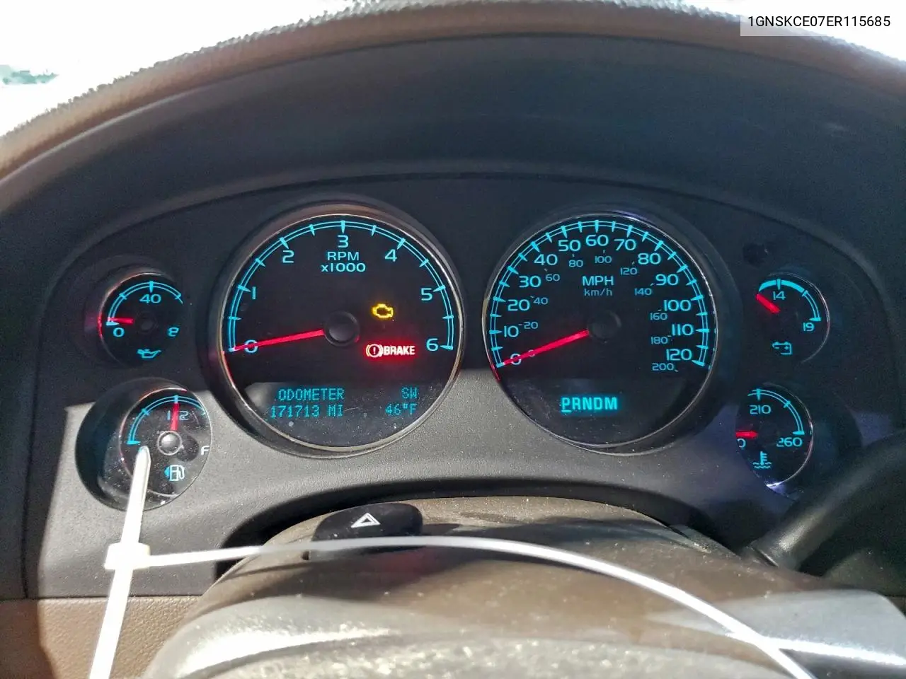 1GNSKCE07ER115685 2014 Chevrolet Tahoe K1500 Ltz