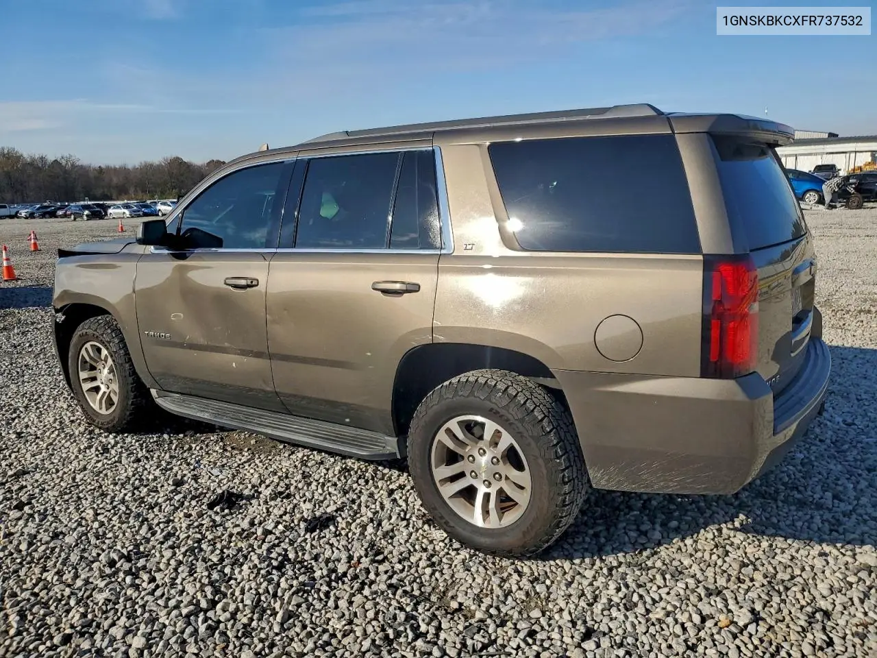 1GNSKBKCXFR737532 2015 Chevrolet Tahoe K1500 Lt