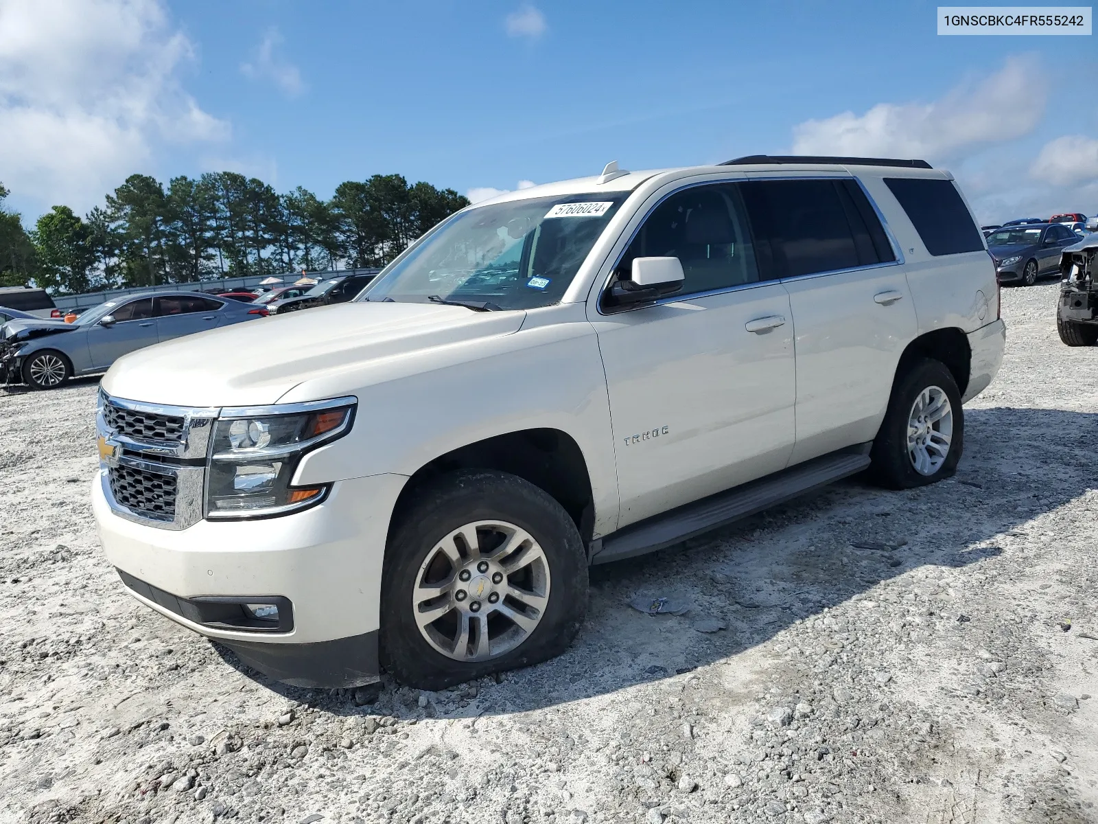 2015 Chevrolet Tahoe C1500 Lt VIN: 1GNSCBKC4FR555242 Lot: 57606024