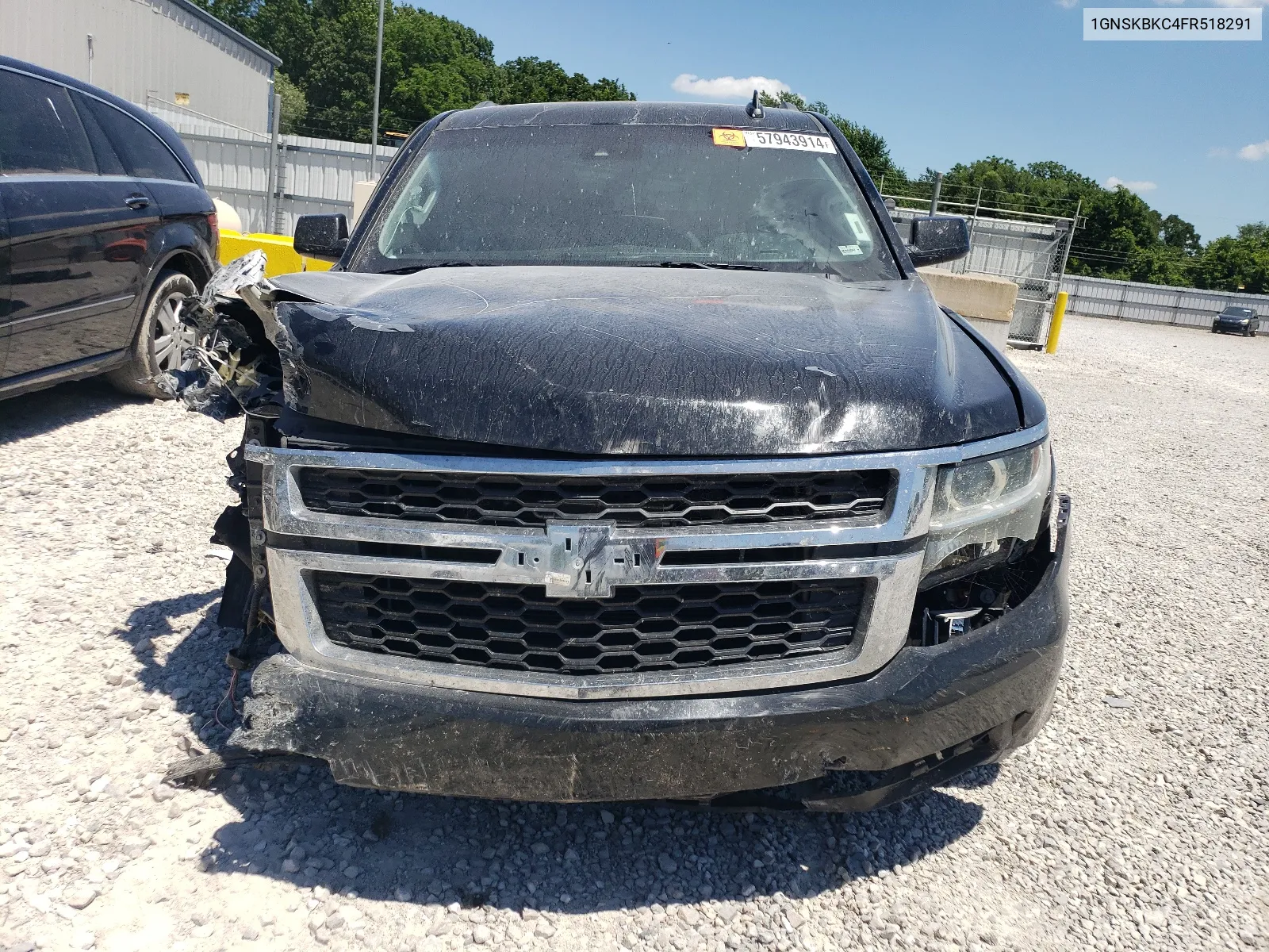 2015 Chevrolet Tahoe K1500 Lt VIN: 1GNSKBKC4FR518291 Lot: 57943914