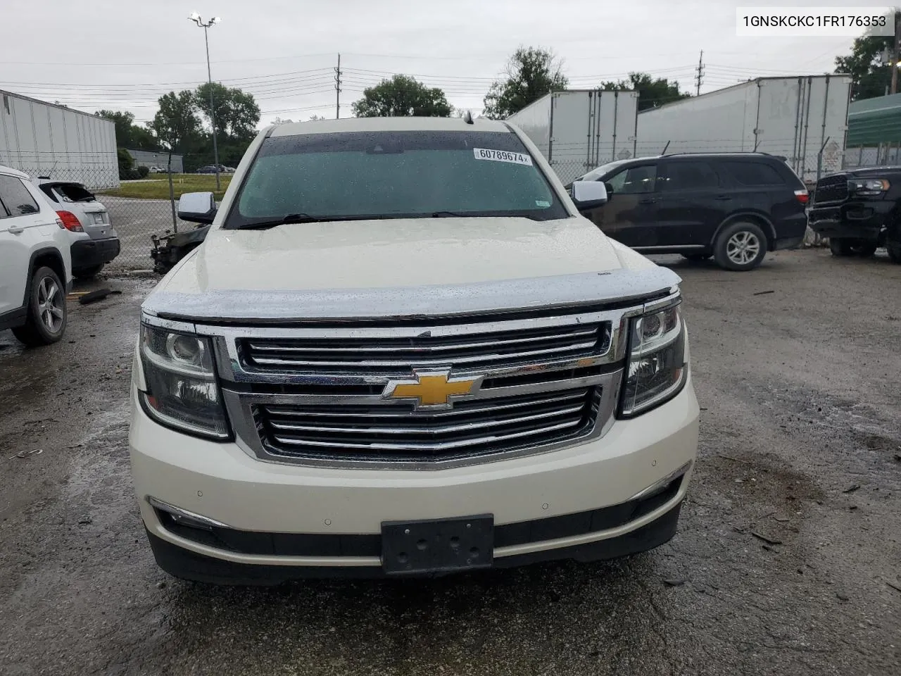 2015 Chevrolet Tahoe K1500 Ltz VIN: 1GNSKCKC1FR176353 Lot: 60789674