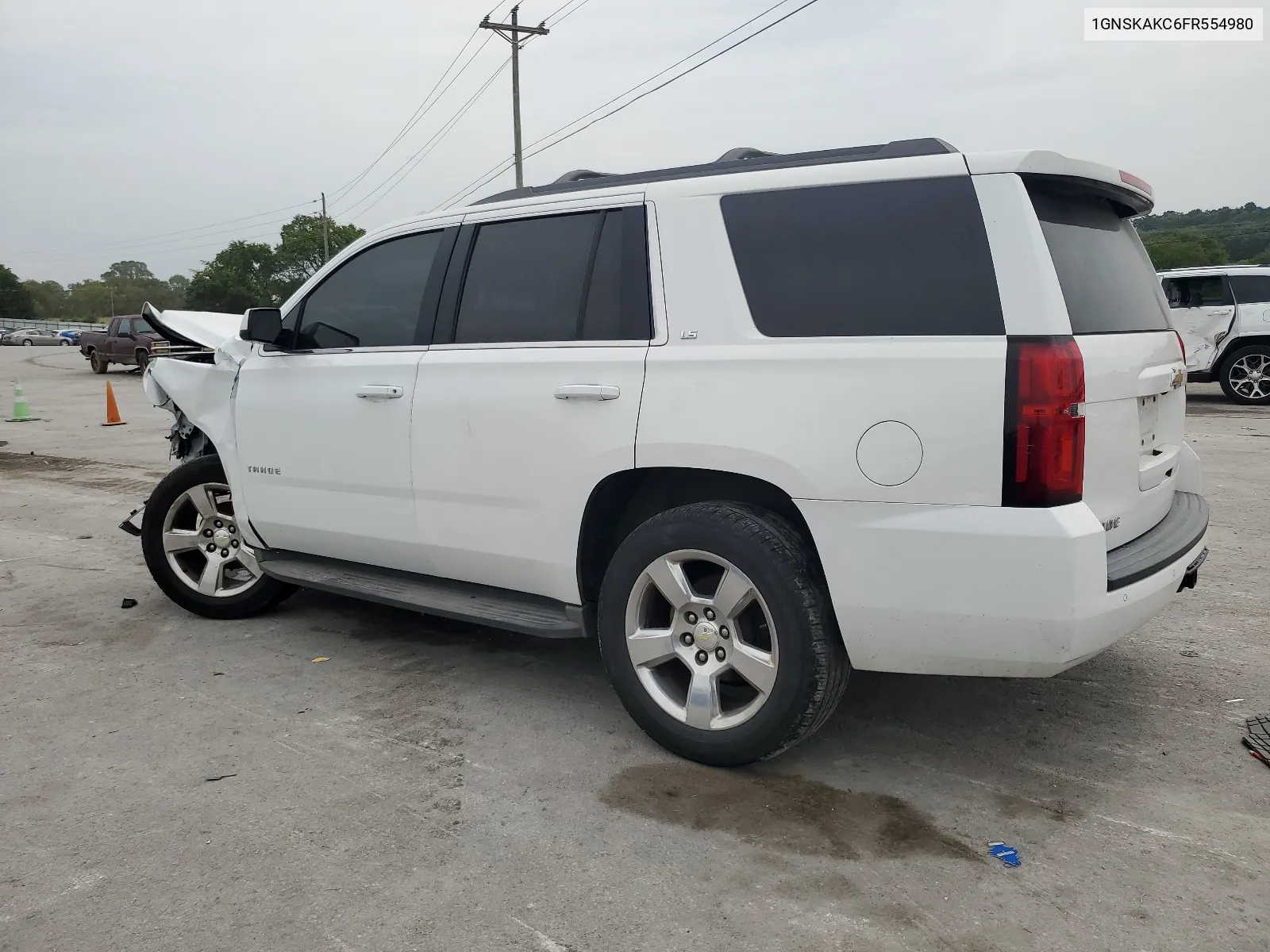 2015 Chevrolet Tahoe K1500 Ls VIN: 1GNSKAKC6FR554980 Lot: 62947634