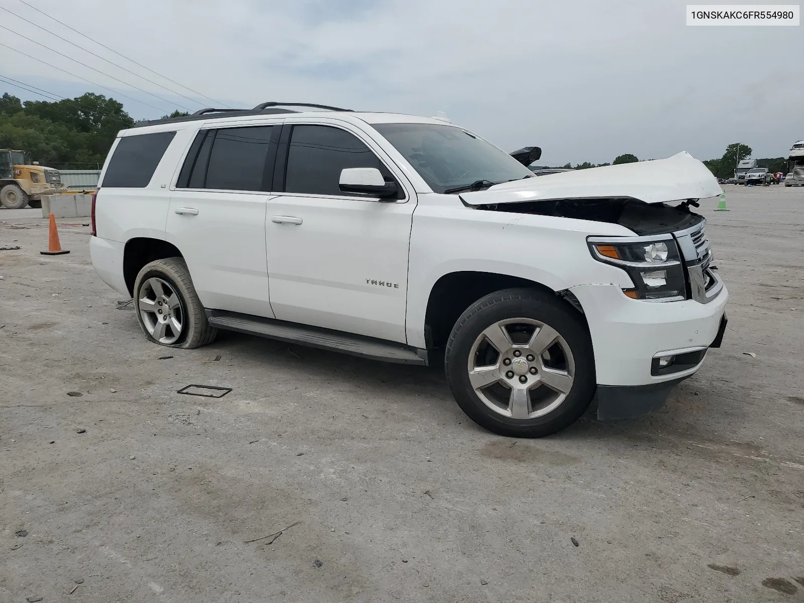 2015 Chevrolet Tahoe K1500 Ls VIN: 1GNSKAKC6FR554980 Lot: 62947634