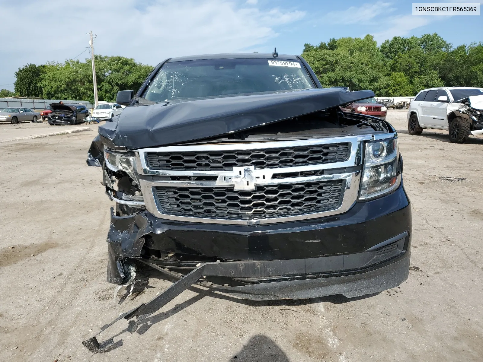 2015 Chevrolet Tahoe C1500 Lt VIN: 1GNSCBKC1FR565369 Lot: 63769294