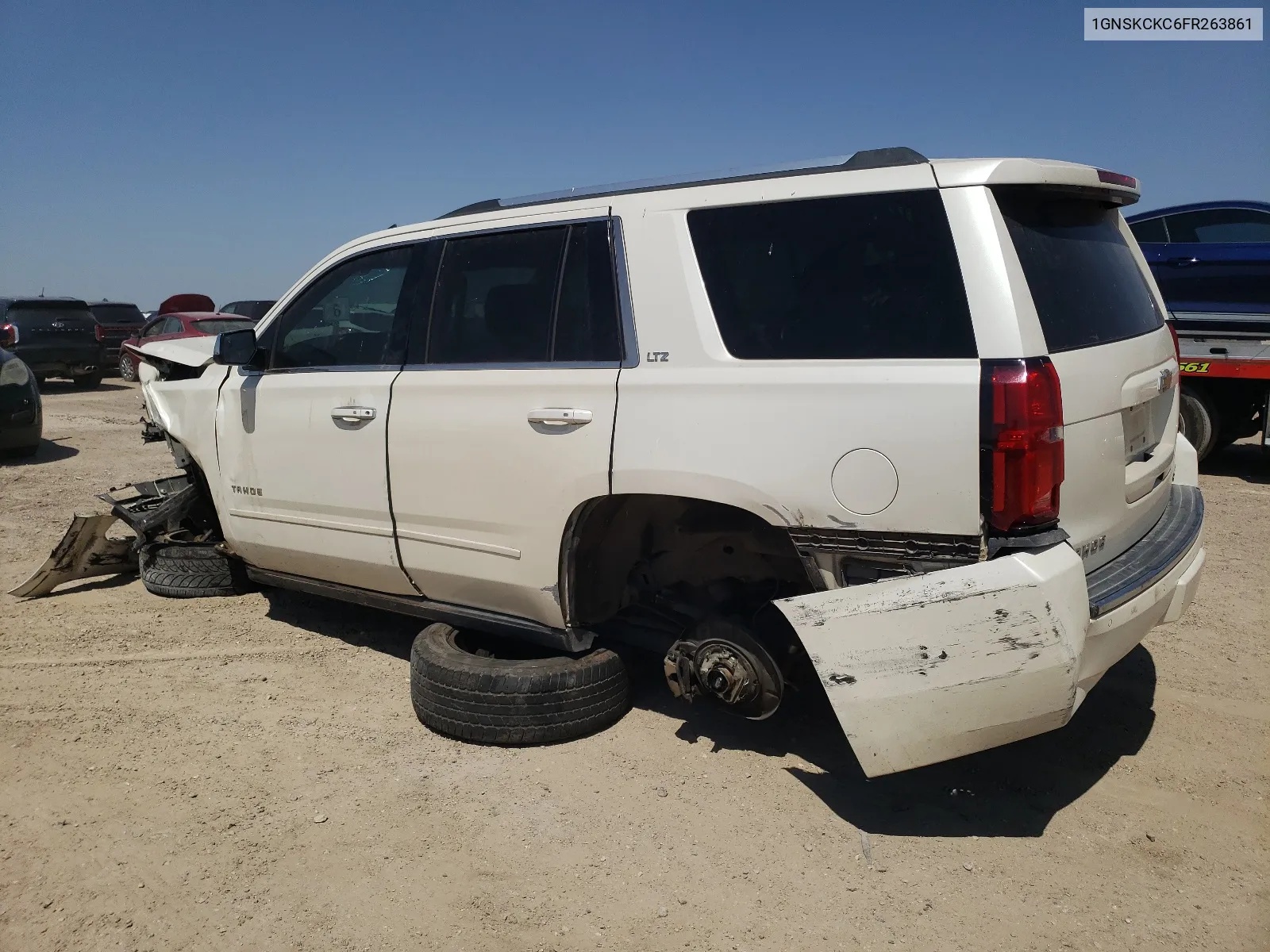 2015 Chevrolet Tahoe K1500 Ltz VIN: 1GNSKCKC6FR263861 Lot: 64795214