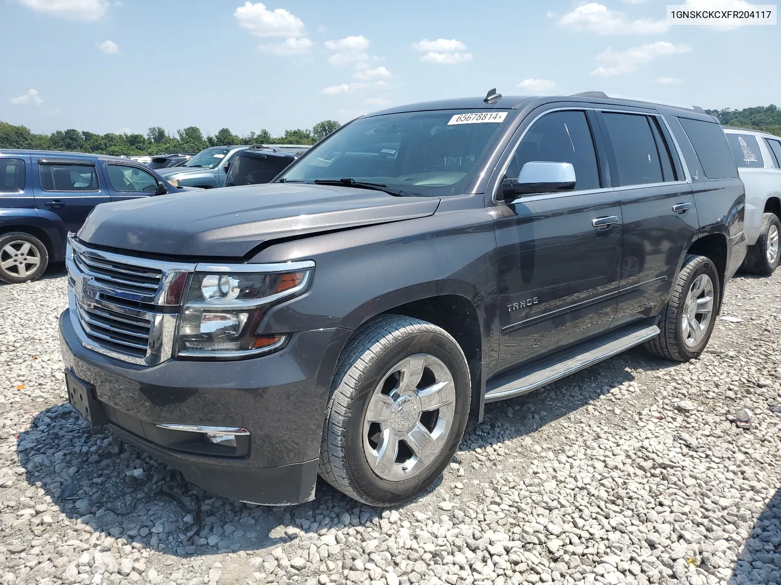 2015 Chevrolet Tahoe K1500 Ltz VIN: 1GNSKCKCXFR204117 Lot: 65678814