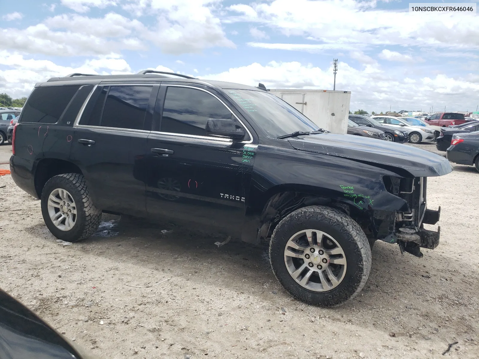 2015 Chevrolet Tahoe C1500 Lt VIN: 1GNSCBKCXFR646046 Lot: 65996674