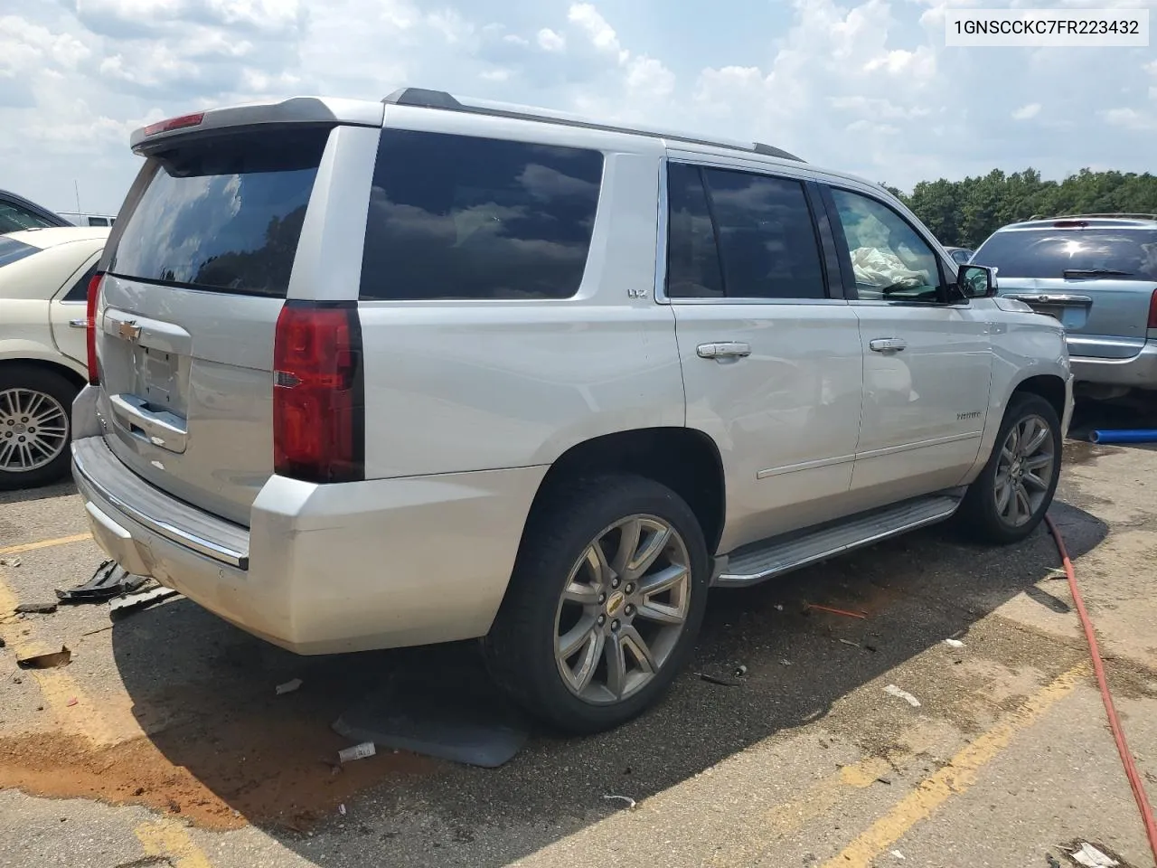 2015 Chevrolet Tahoe C1500 Ltz VIN: 1GNSCCKC7FR223432 Lot: 66979654