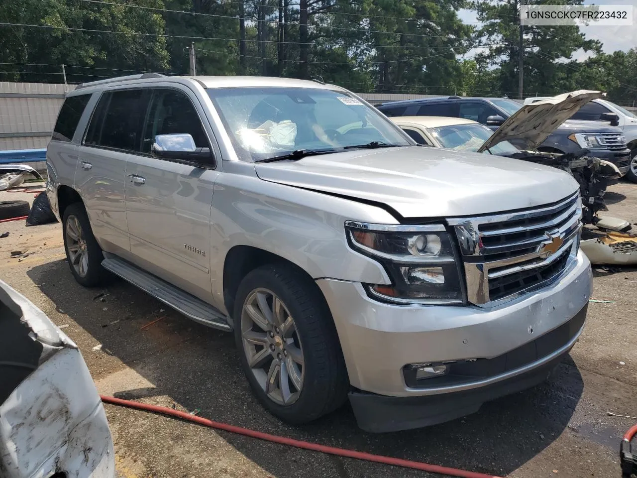 2015 Chevrolet Tahoe C1500 Ltz VIN: 1GNSCCKC7FR223432 Lot: 66979654