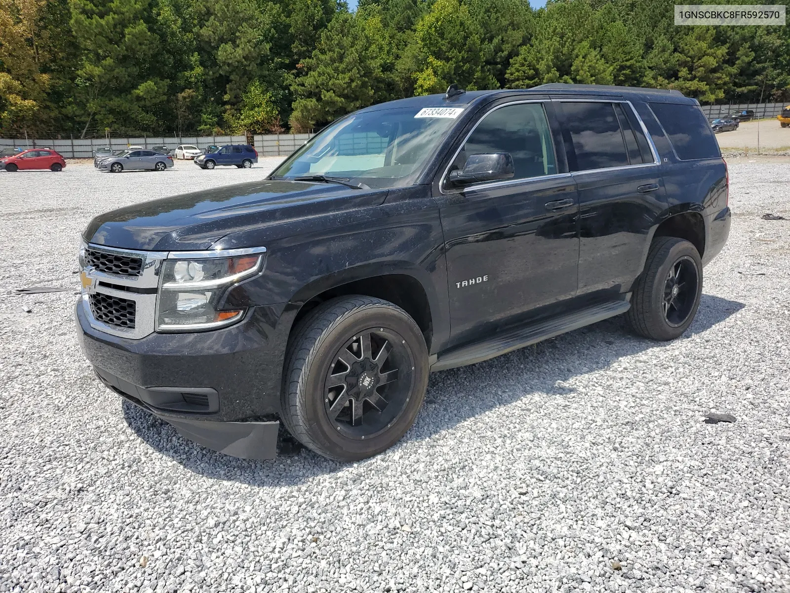 2015 Chevrolet Tahoe C1500 Lt VIN: 1GNSCBKC8FR592570 Lot: 67334074