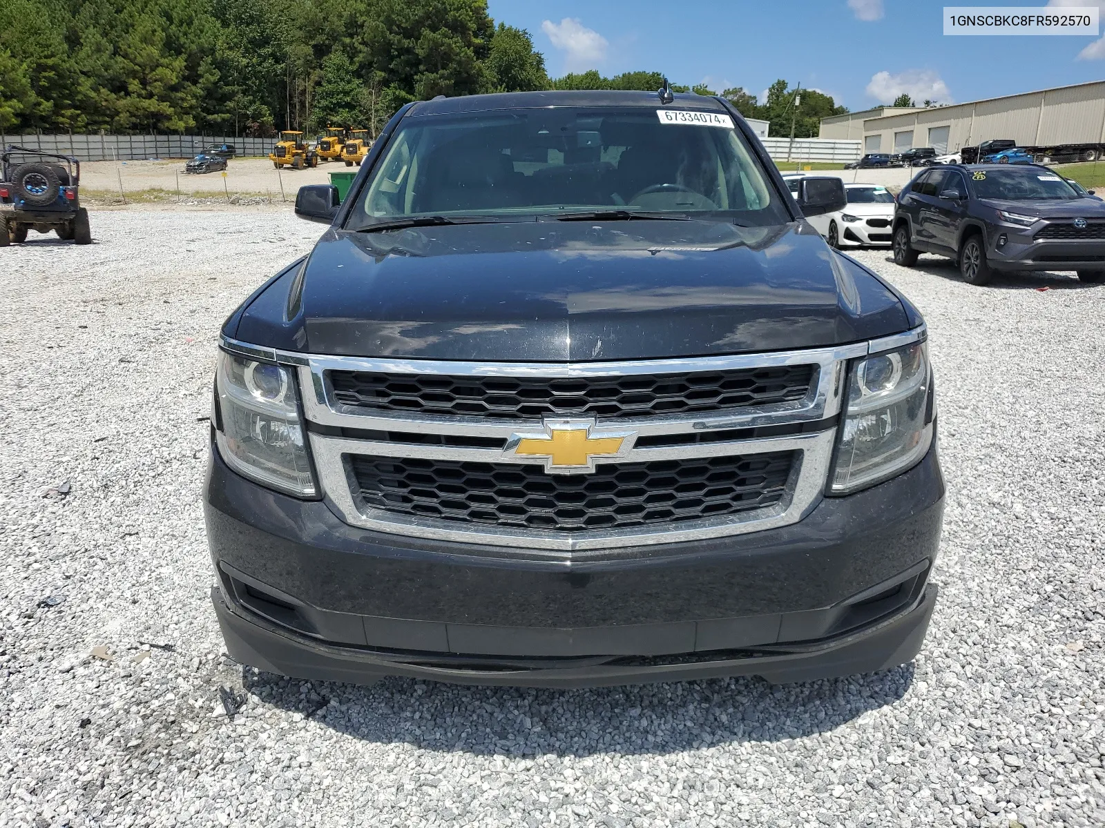 2015 Chevrolet Tahoe C1500 Lt VIN: 1GNSCBKC8FR592570 Lot: 67334074